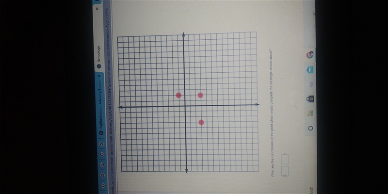 What are the coordinates of the point which would complete the rectangle shown above-example-1