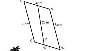 Find the area and perimeter of parallelogram.-example-1