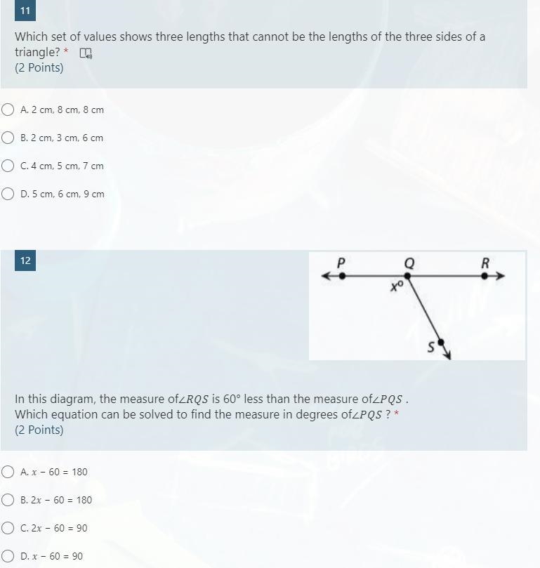 if anyone could help with 11 and 12 it would mean alot, It's for a grade and I'm failing-example-1