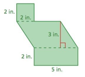 Find the area of the figure.-example-1