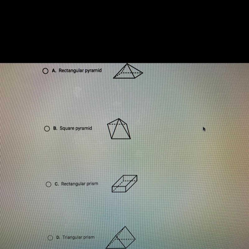 Which solid has the net shown?-example-1