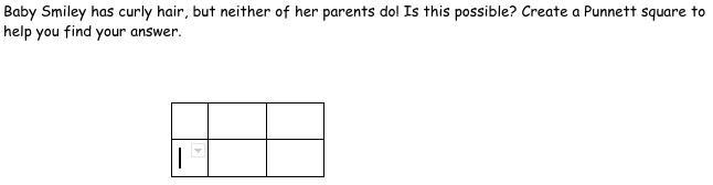 Baby Smiley has curly hair, but neither of her parents does! Is this possible? Create-example-1