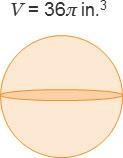 Which sphere has a radius of 4 in.?-example-3