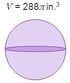 Which sphere has a radius of 4 in.?-example-4