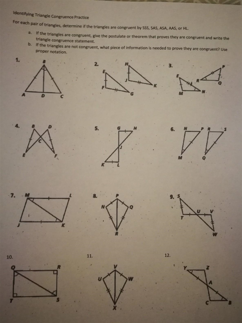 Identifying Triangle Congruence​​-example-1