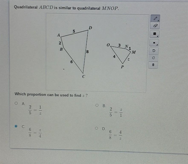 Plz someone help me I just guessed but what's the real answer, I need this asap​-example-1