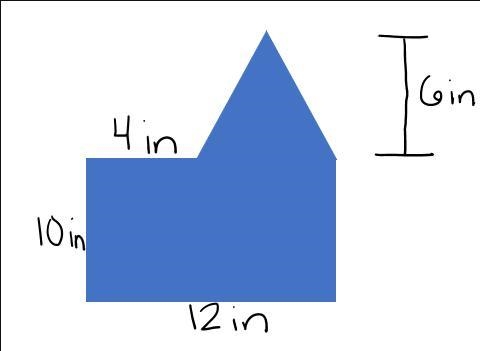 What is the area of the composite figure?-example-1