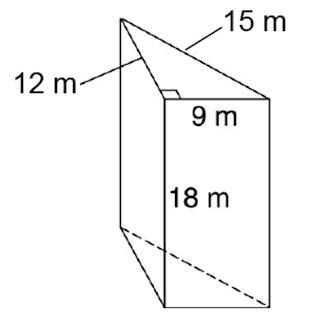 PLEASE HELP DUE AT 3:00 Explain how to find the volume of the prism below. Be as specific-example-1