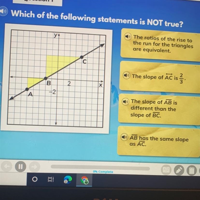 Which of the following statements is NOT true-example-1