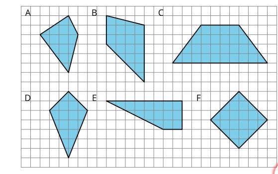 Can you find the area of C and F? thank you in advance! (the screenshots are the shapes-example-2