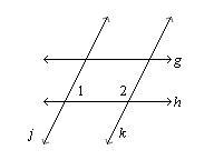 Which lines, if any, can you conclude are parallel given that m<1 + m<2= 8 ? Justify-example-1