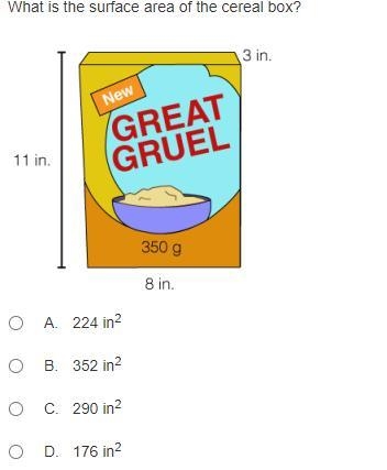 What is the surface area of the cereal box?-example-1