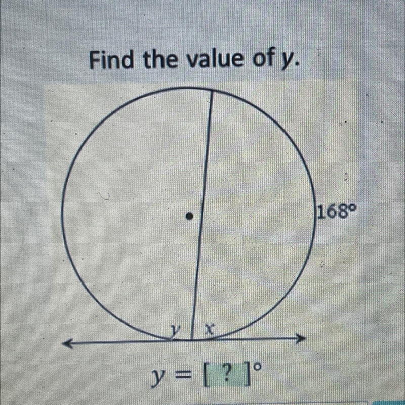 Find the value of y ::::::::-example-1