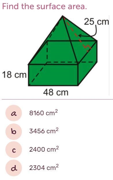 I NEED HELP FAST! Find the surface area.-example-1