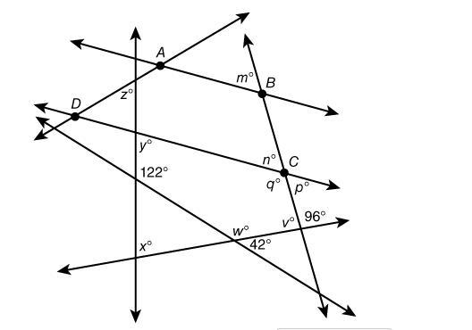 In the following image, AB is parallel to DC, and BC is a transversal intersecting-example-1