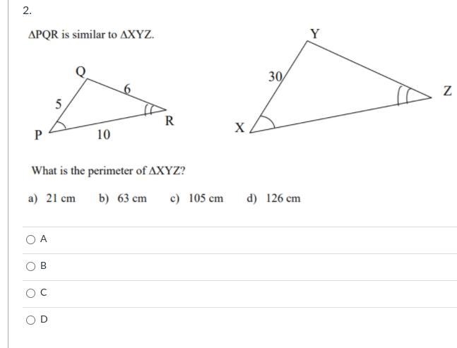 What is the perimeter of XYZ-example-1