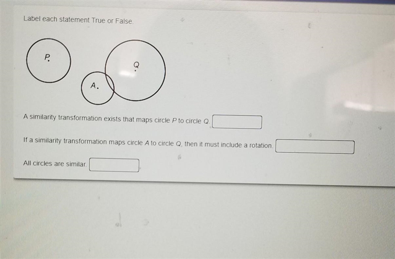 I need help Label each statement True or False...​-example-1