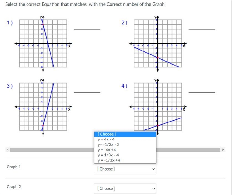 Pls answer the 4 equations for the graph.-example-1