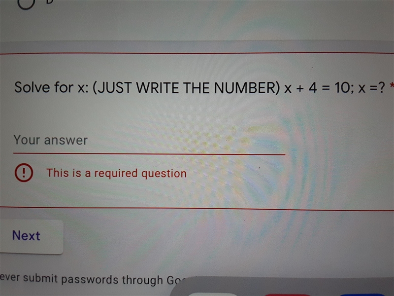 X+4=10;x= I literally dont get it please help-example-1