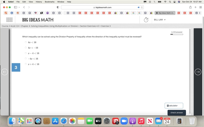 Which inequality can be solved using the Division Property of Inequality where the-example-1