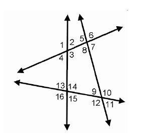 ASAP PLEASE! THIS IS IMPORTANT In the diagram, which two angles are corresponding-example-1