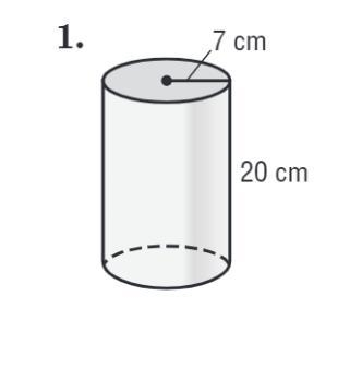 ~SHOW ALL OF YOUR WORK~ Find the volume of this figure. Round to the nearest tenth-example-1