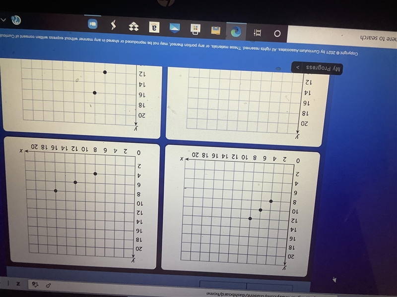 The starting numbers and why are already entered in the table below the blanks and-example-1