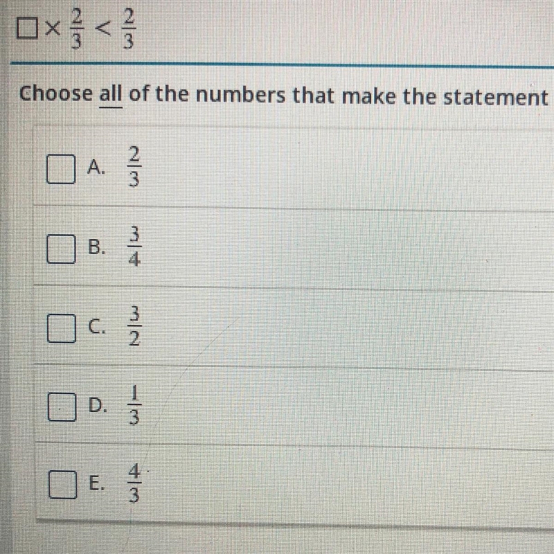 Choose all of the numbers that make the statement true.-example-1