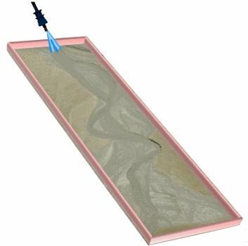 SOMEONE HELP Jeffery used a stream table as a model to show how water erodes soil-example-1