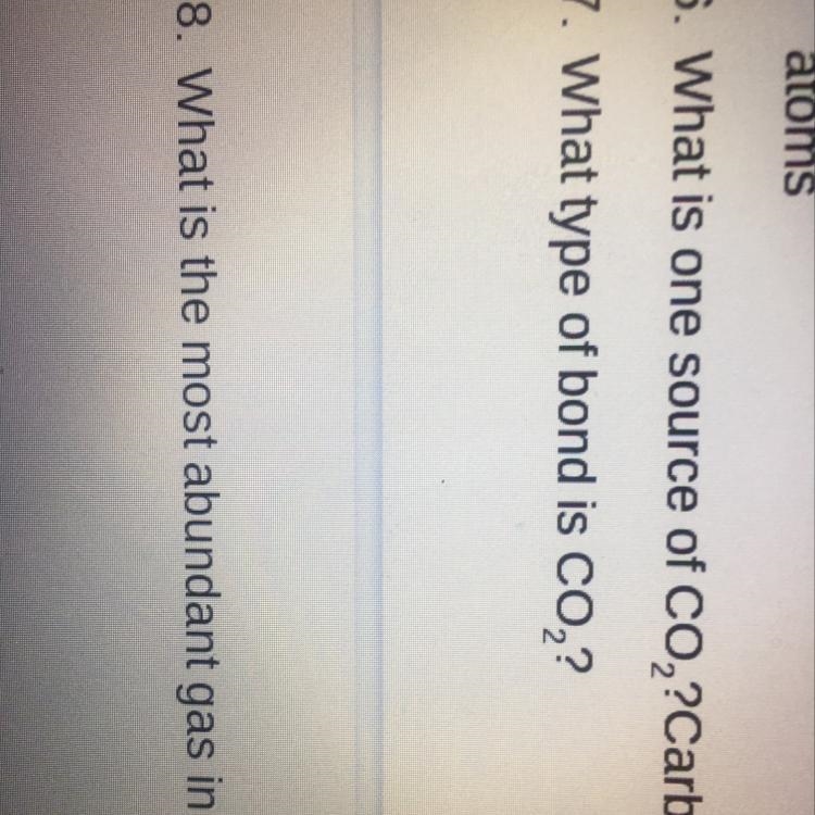 What type of bond is CO2?||-example-1