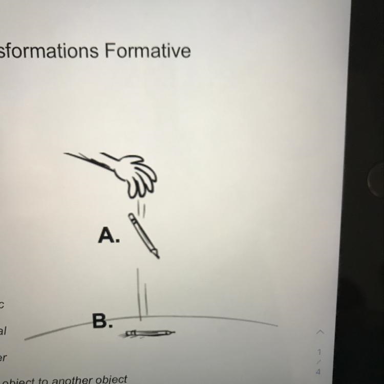 Which point has more gravitational potential energy? How is the energy changing in-example-1