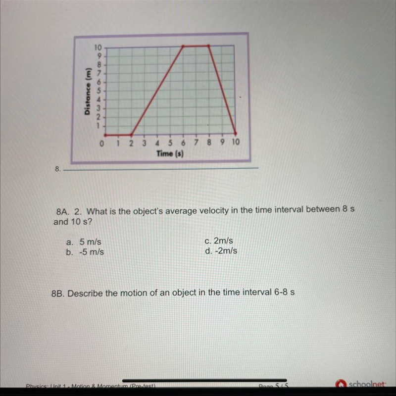 I need help with the question 8B-example-1