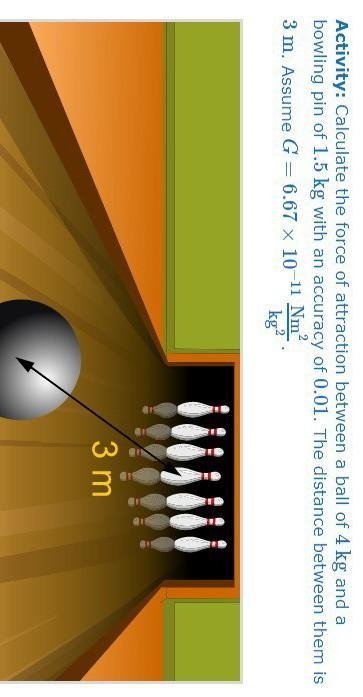 The force of attraction between a ball is F=.........×10^-¹¹ Answer and I will give-example-1