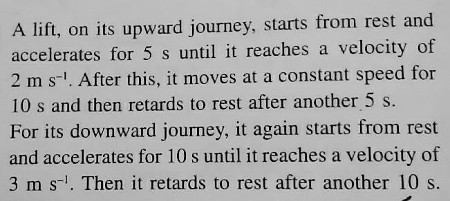 Its Acceleration during the upward Journey ? ​-example-1