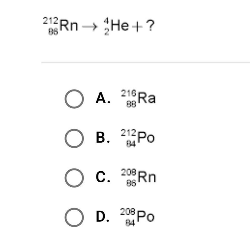 Which nucleus completes the following equation?-example-1