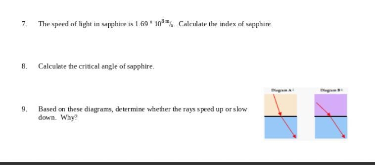 PHYSICS HELP !! 30 points please answer correctly !! questions attached below-example-2