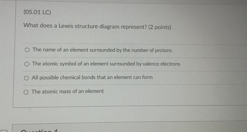 What does a Lewis structure diagram represent?-example-1