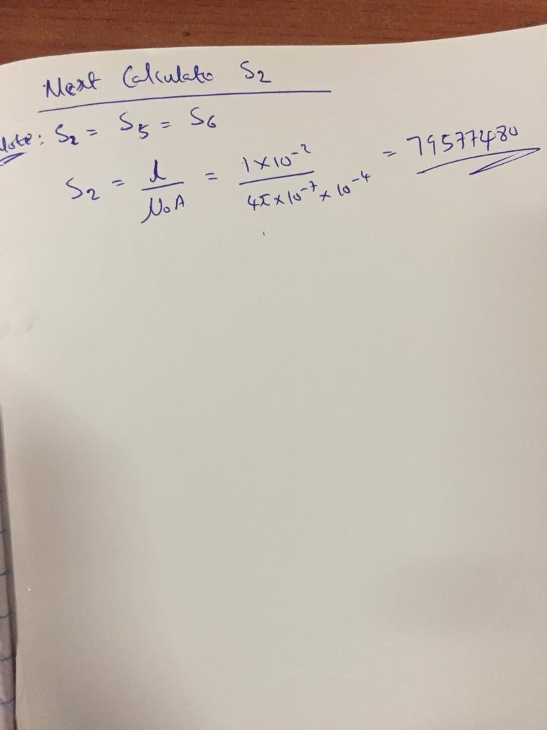 The magnetic circuit below is excited by a 100-turn coil wound over the central leg-example-2