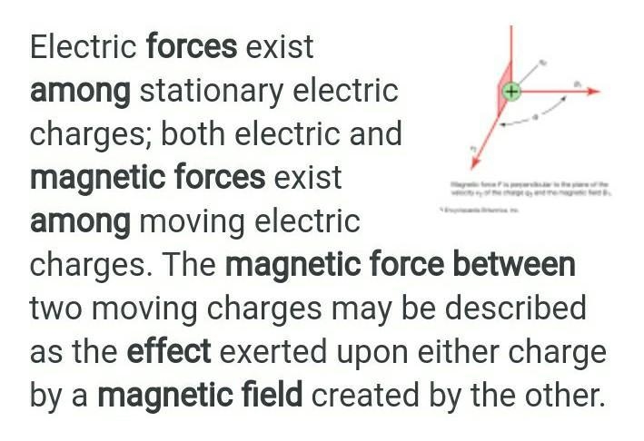 What is the relationship between a magnets magnetic force and a magnetic field?-example-1