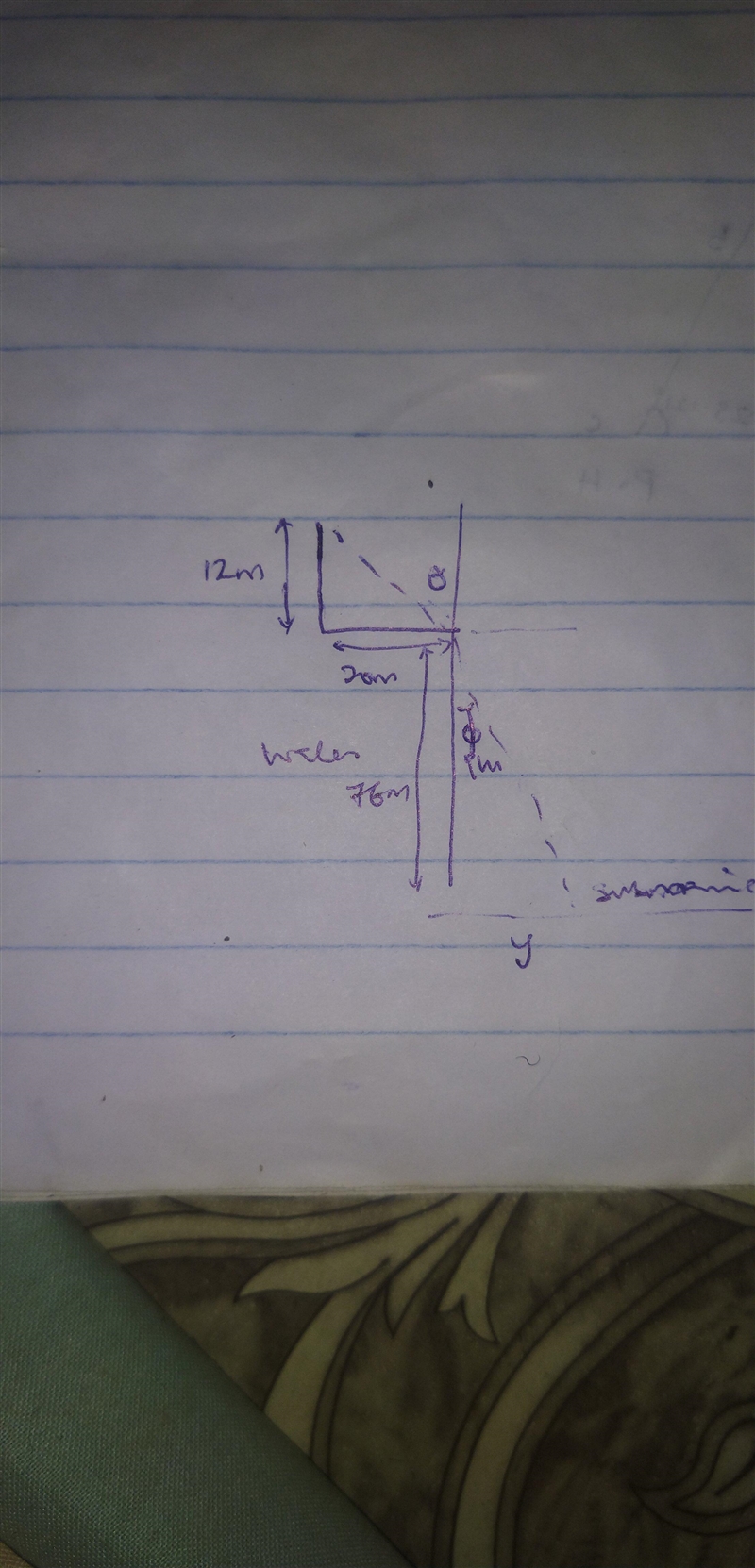 A laser positioned on a ship is used to communicate with a small two man research-example-1