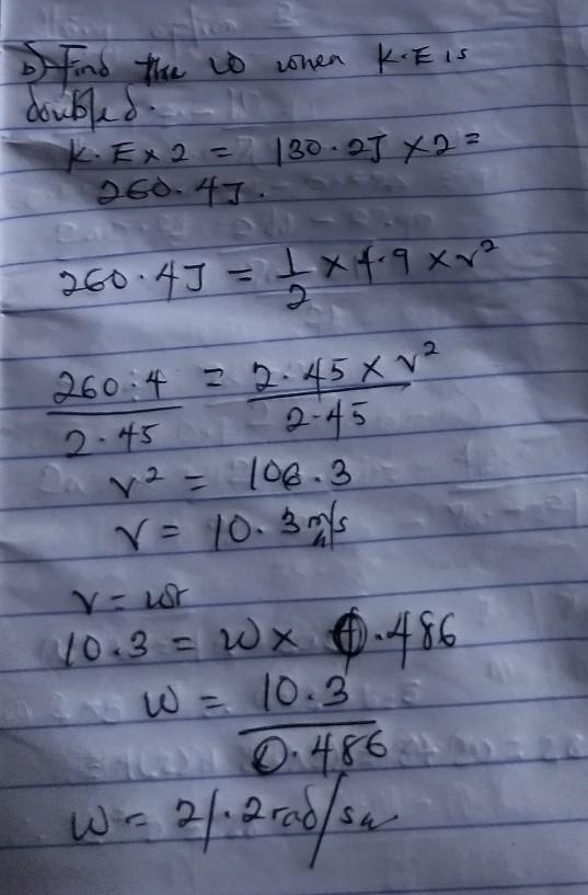 A bicycle wheel is rotating with an angular velocity of 15 rad/s. The wheel has a-example-2