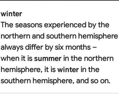 What season is the Southern hemisphere in-example-1