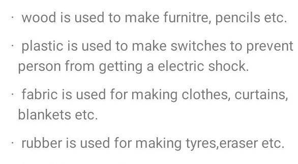 What are the five uses of bad conductors in our homes​-example-1