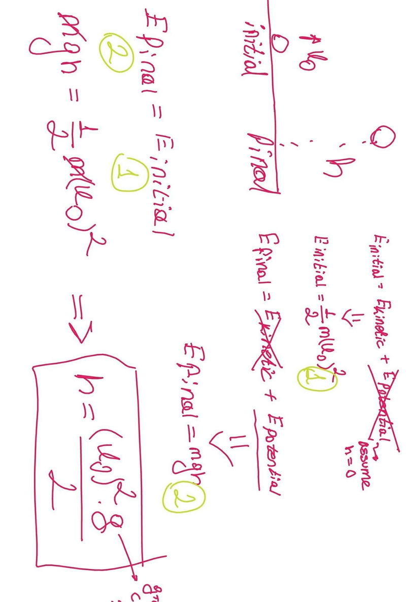 5 points A ball is thrown upward from y=0, with an initial velocity vo and then slows-example-1