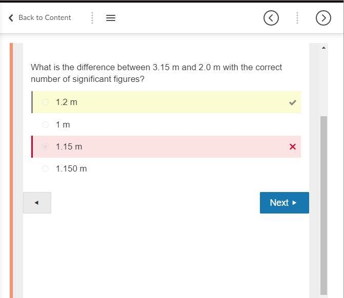 Difference between 3.15 m and 2.0 m with the correct number of significant figures-example-1