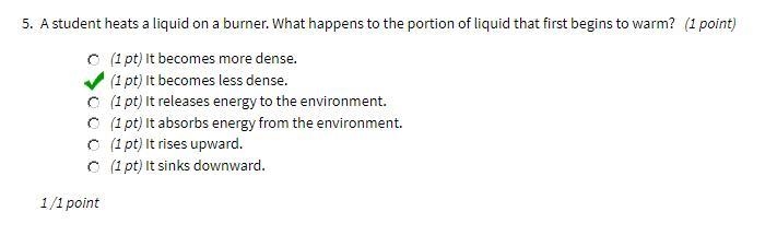 Unit 2 Lesson 9: Temperature & Heat Unit Test does anyone have the answers-example-1