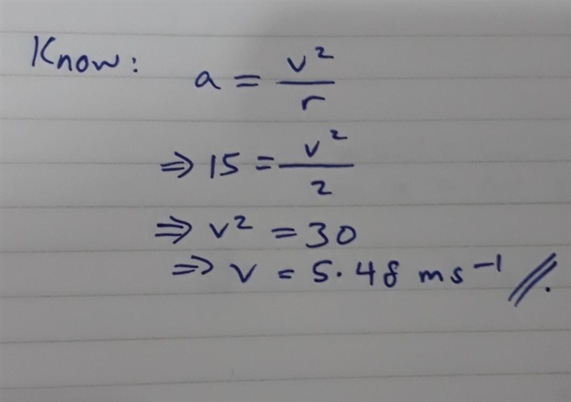 What is the speed of a ball that is attached to a string and swings in a horizontal-example-1