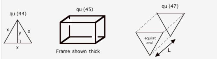 Water is entering the prism at a rate of A m^3/hr. The prism is empty at time 0. Express-example-1