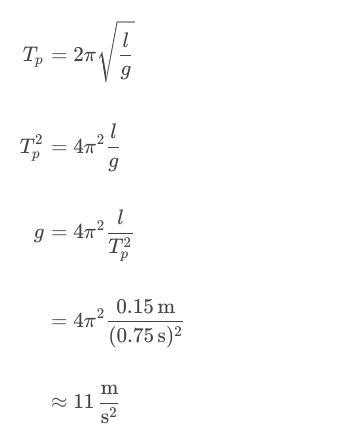 A 0.20 kg mass is oscillating on Planet X at a small angle from a light string of-example-1