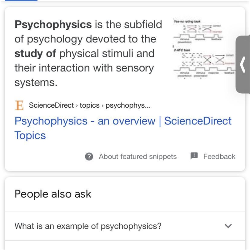 Psychophysic is the study of-example-1